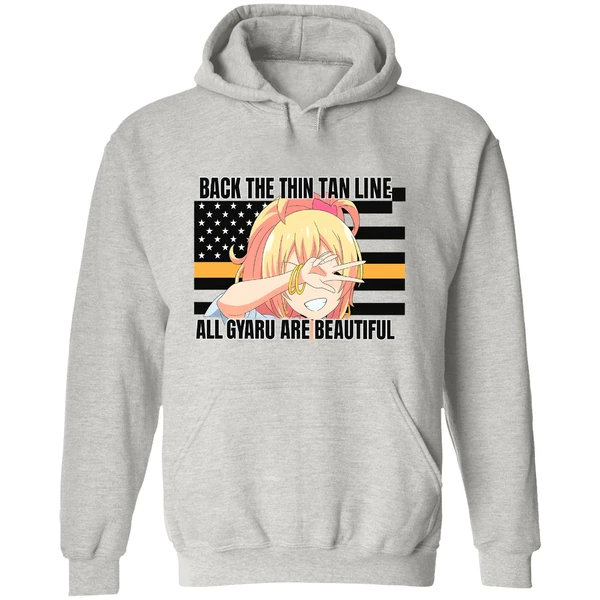 Gyaru Anime Back The Thin Tan Line All Gyaru Are Beautiful Hoodie - Image 9