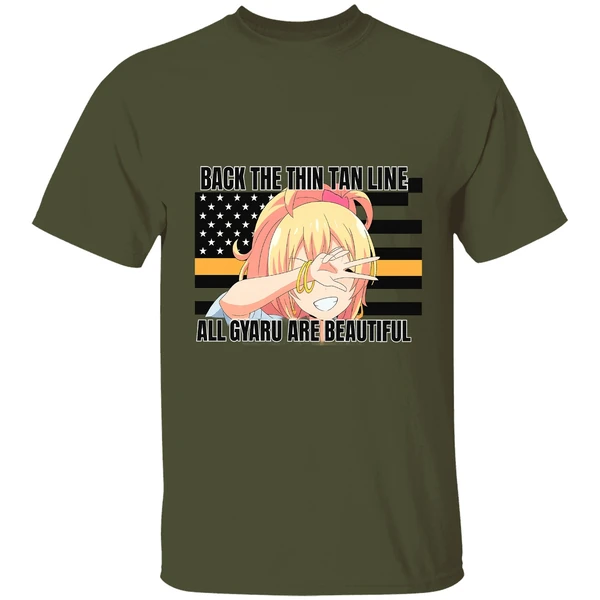 Gyaru Anime Back The Thin Tan Line All Gyaru Are Beautiful Shirt - Image 3