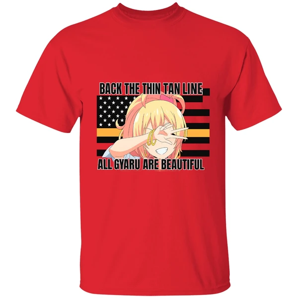 Gyaru Anime Back The Thin Tan Line All Gyaru Are Beautiful Shirt - Image 6