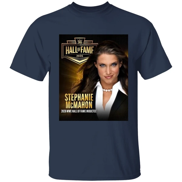 hall of fame 2026 0000 stephanie mcmahon 2026 wwe hall of fame inductee shirt navy