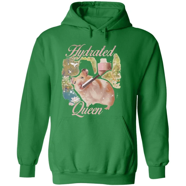 Hamster Hydrated Queen Hoodie - Image 2