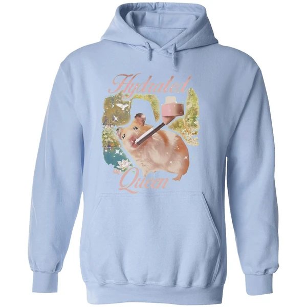 Hamster Hydrated Queen Hoodie - Image 4