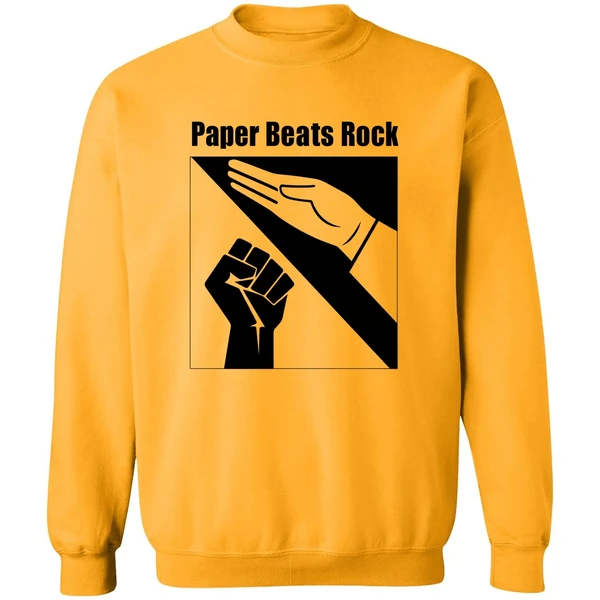 Hands Paper Beats Rock Sweatshirt