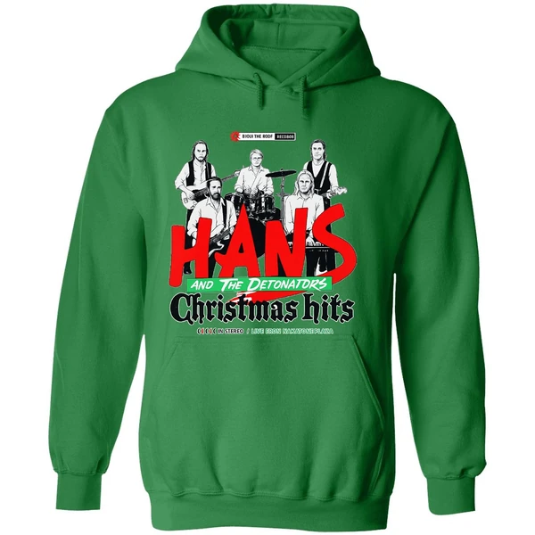 Hans And The Detonators Christmas Hits Hoodie - Image 2