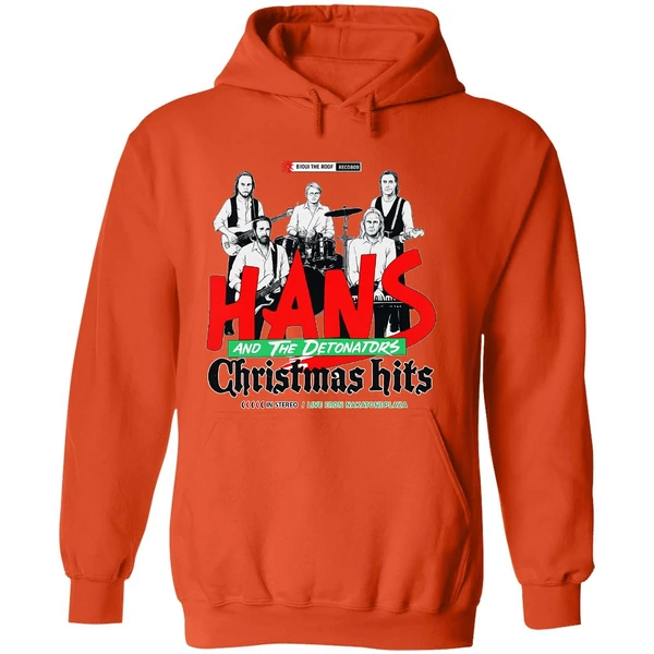 Hans And The Detonators Christmas Hits Hoodie - Image 6