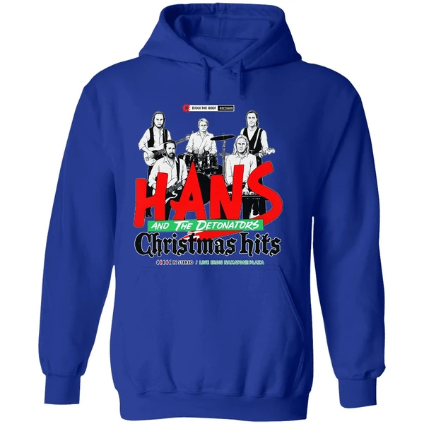 Hans And The Detonators Christmas Hits Hoodie - Image 7