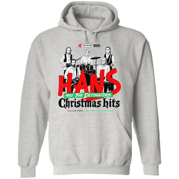 Hans And The Detonators Christmas Hits Hoodie - Image 9