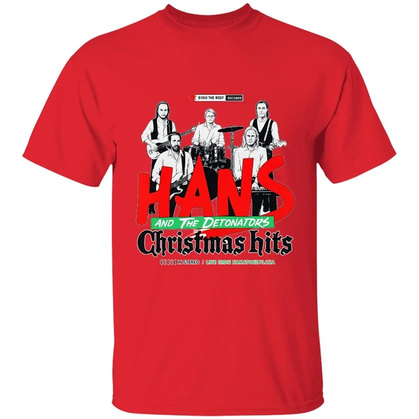 Hans And The Detonators Christmas Hits Shirt - Image 4
