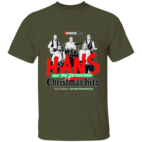 Hans And The Detonators Christmas Hits Shirt - Image 9