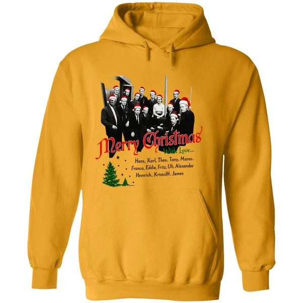 Hans Gruber Christmas Crew Hoodie
