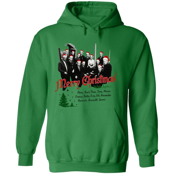 Hans Gruber Christmas Crew Hoodie - Image 2