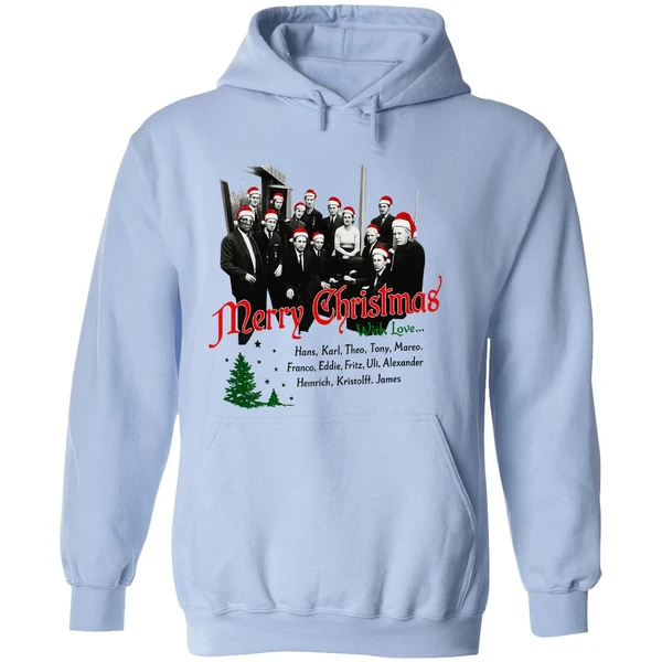 Hans Gruber Christmas Crew Hoodie - Image 4