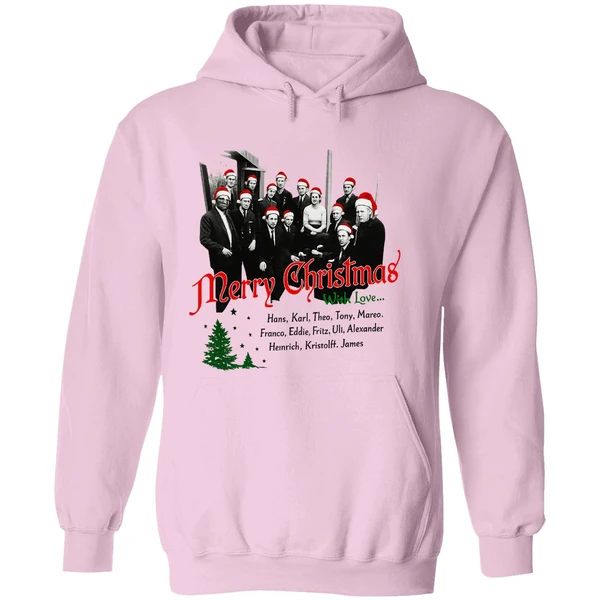 Hans Gruber Christmas Crew Hoodie - Image 5