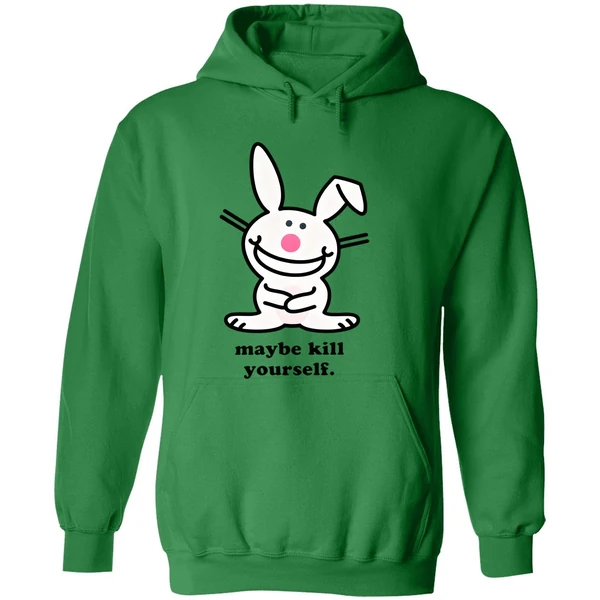 Happy Bunny Maybe Kill Yourself Hoodie - Image 2