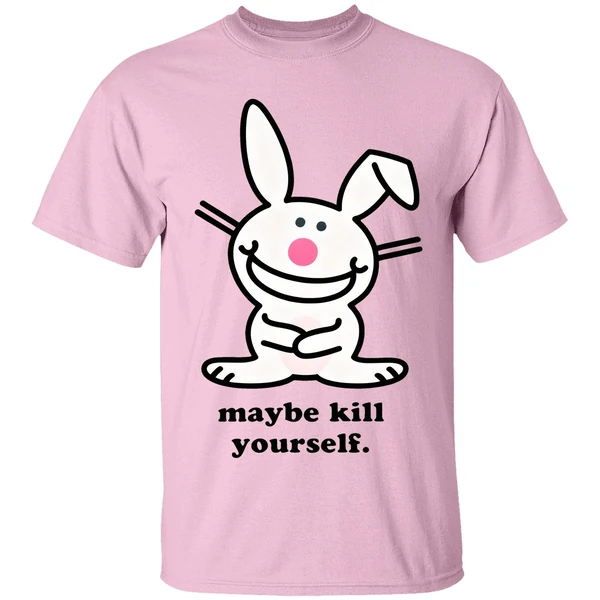Happy Bunny Maybe Kill Yourself Shirt - Image 2