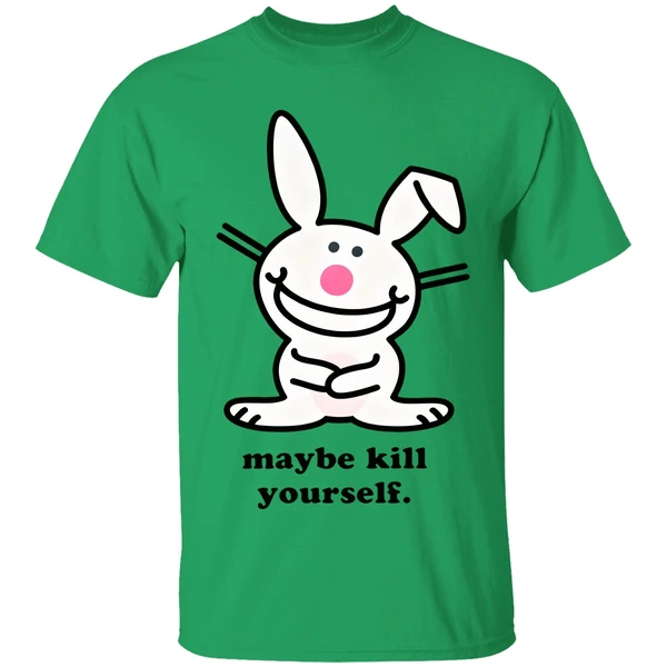 Happy Bunny Maybe Kill Yourself Shirt - Image 8