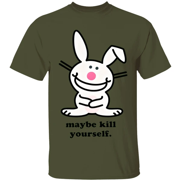 Happy Bunny Maybe Kill Yourself Shirt - Image 9