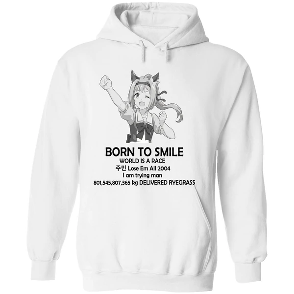 Haru Urara Born To Smile World Is A Race Lose Em All 2004 Hoodie - Image 8