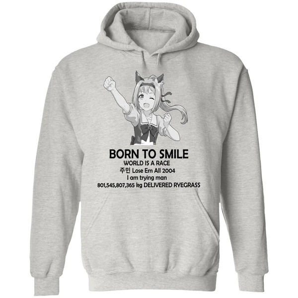 Haru Urara Born To Smile World Is A Race Lose Em All 2004 Hoodie - Image 9