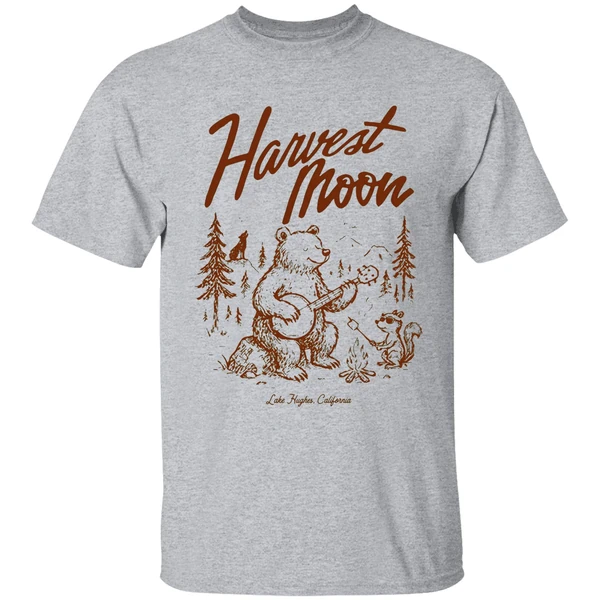 harvest moon gathering youth bear shirt sportgrey