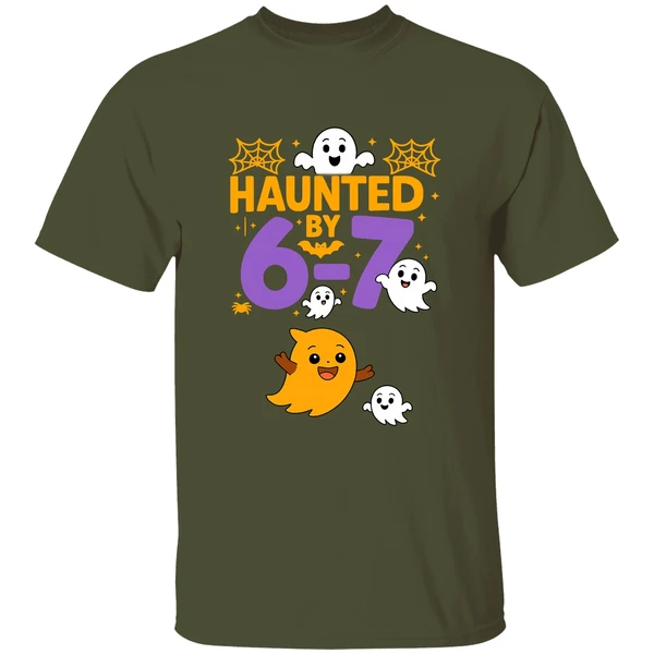 Haunted By 6 7 Halloween Six Seven Shirt - Image 3