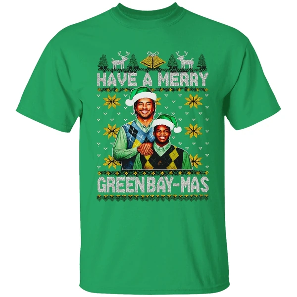 Have A Merry Green Bay Mas Football Christmas Shirt - Image 2