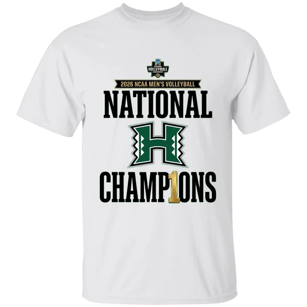 Hawaii Rainbow Warriors 2026 National Collegiate Mens Volleyball National Champions Shirt