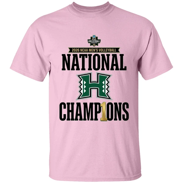 Hawaii Rainbow Warriors 2026 Ncaa Mens Volleyball National Champions Locker Room Shirt - Image 2