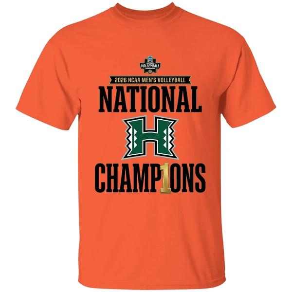 Hawaii Rainbow Warriors 2026 Ncaa Mens Volleyball National Champions Locker Room Shirt - Image 3