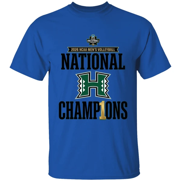 Hawaii Rainbow Warriors 2026 Ncaa Mens Volleyball National Champions Locker Room Shirt - Image 5