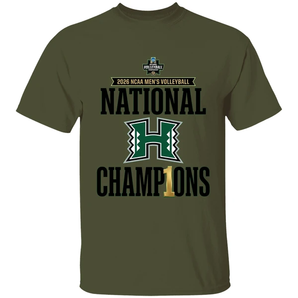 Hawaii Rainbow Warriors 2026 Ncaa Mens Volleyball National Champions Locker Room Shirt - Image 9