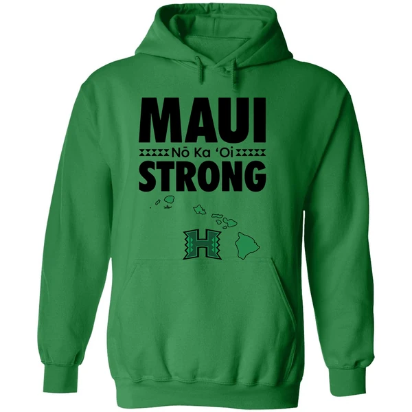 Hawaii Rainbow Warriors Maui Strong Hoodie - Image 2