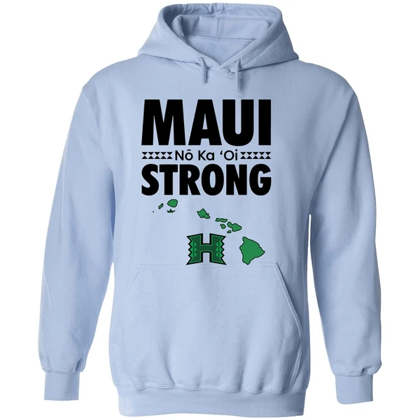 Hawaii Rainbow Warriors Maui Strong Hoodie - Image 4