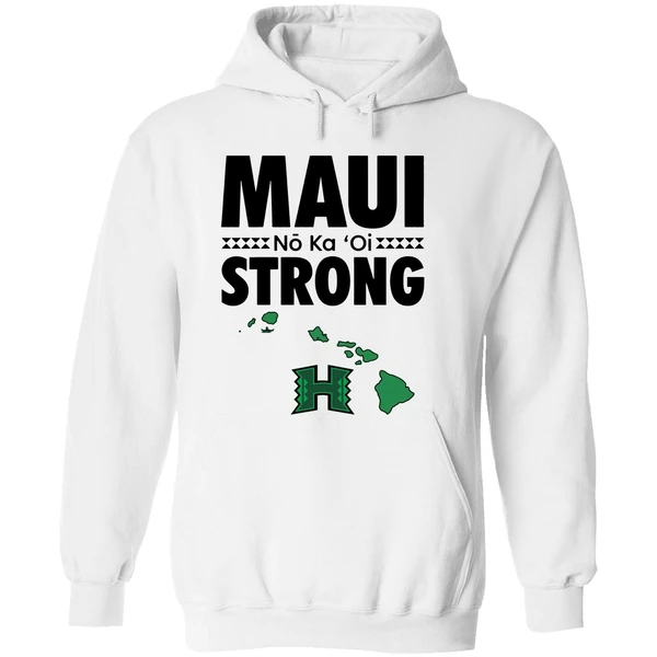Hawaii Rainbow Warriors Maui Strong Hoodie - Image 8