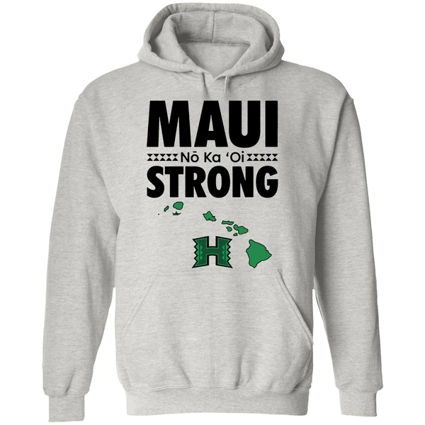 Hawaii Rainbow Warriors Maui Strong Hoodie - Image 9
