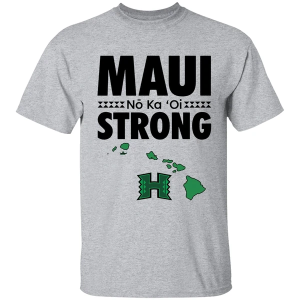 Hawaii Rainbow Warriors Maui Strong Shirt - Image 6