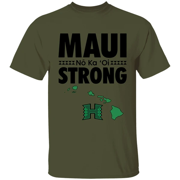 Hawaii Rainbow Warriors Maui Strong Shirt - Image 9