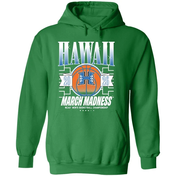 Hawaii Rainbow Warriors Mbb 2026 Ncaa Mens Basketball Championship Hoodie - Image 2
