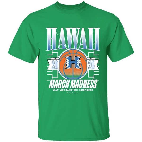 Hawaii Rainbow Warriors Mbb 2026 Ncaa Mens Basketball Championship Shirt - Image 2