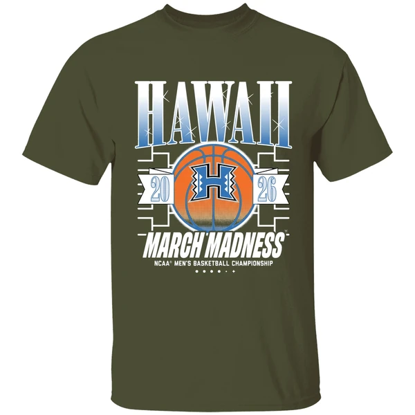 Hawaii Rainbow Warriors Mbb 2026 Ncaa Mens Basketball Championship Shirt - Image 4