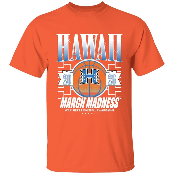 hawaii rainbow warriors mbb 2026 ncaa mens basketball championship shirt orange