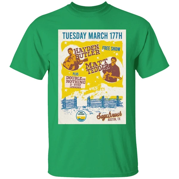 Hayden Butler With Matt Tedder Austin Tx On March 17 2026 Poster Shirt - Image 8