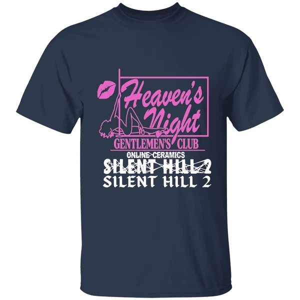 heavens night gentlemens club silent hill 2 shirt navy