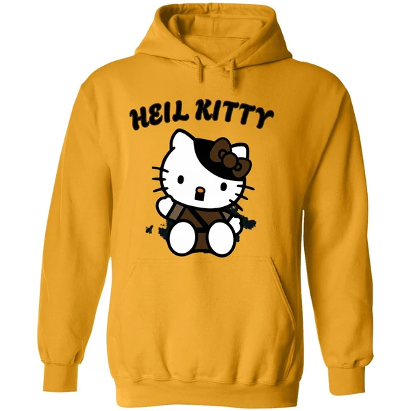 Heil Kitty Cartoon Hoodie