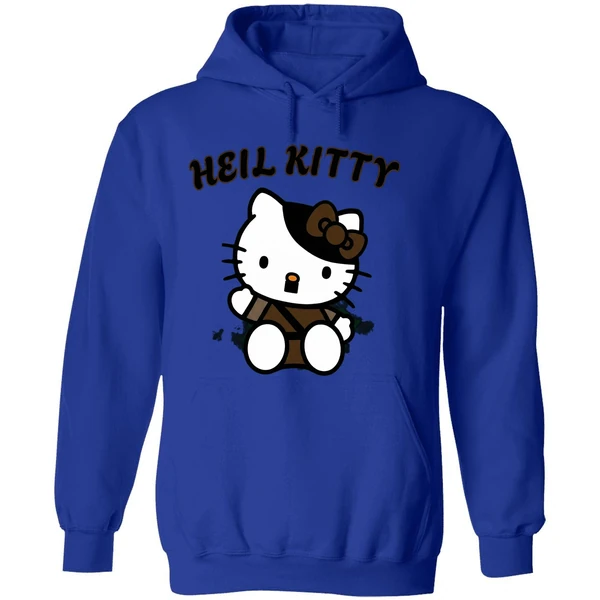 Heil Kitty Cartoon Hoodie - Image 7