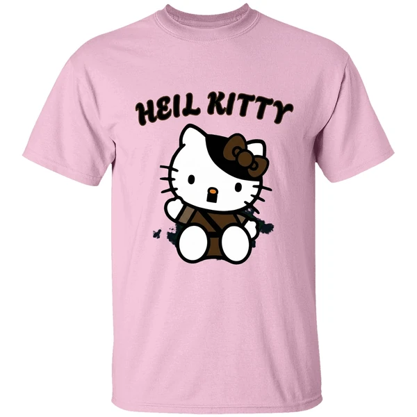 Heil Kitty Cartoon Shirt - Image 2