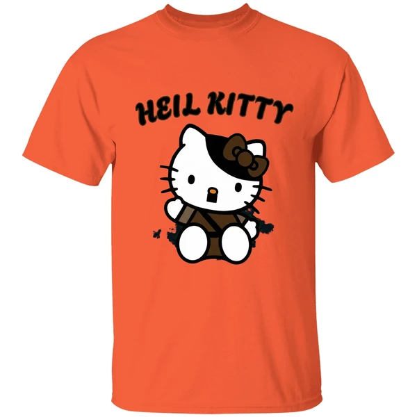 Heil Kitty Cartoon Shirt - Image 3