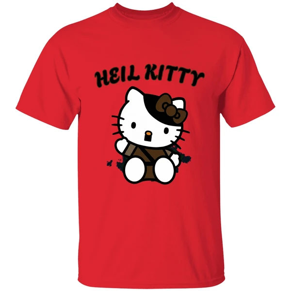Heil Kitty Cartoon Shirt - Image 4