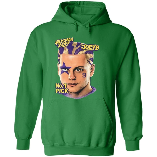 Heisman 2019 Joeyb No 1 Pick Hoodie - Image 2