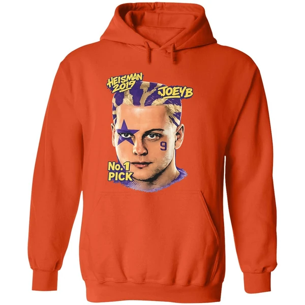 Heisman 2019 Joeyb No 1 Pick Hoodie - Image 6